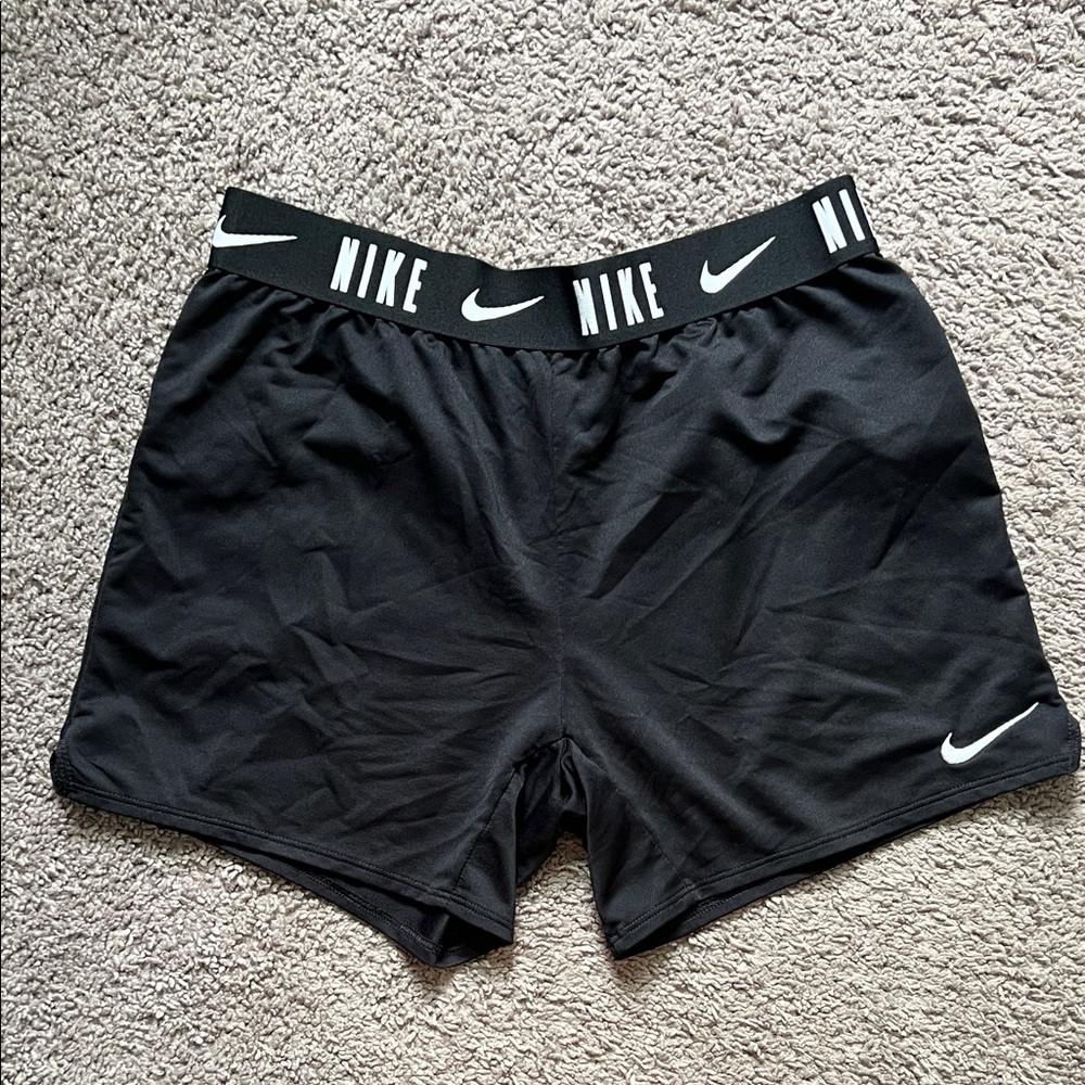 Nike Black Training Shorts with Logo Waistband